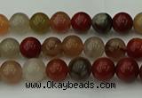 CCJ450 15.5 inches 4mm round colorful jasper beads wholesale