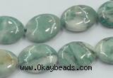 CCJ50 15.5 inches 13*18mm oval African jade gemstone beads