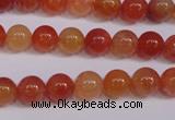 CCL03 15 inches 8mm round carnelian gemstone beads wholesale