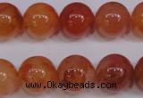 CCL06 15 inches 14mm round carnelian gemstone beads wholesale