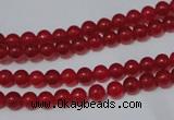 CCN05 15.5 inches 4mm round candy jade beads wholesale