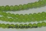 CCN11 15.5 inches 4mm round candy jade beads wholesale