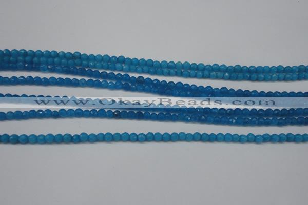 CCN1200 15.5 inches 4mm faceted round candy jade beads wholesale