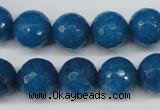 CCN1205 15.5 inches 14mm faceted round candy jade beads wholesale