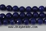 CCN1213 15.5 inches 8mm faceted round candy jade beads wholesale