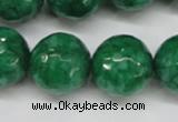 CCN1228 15.5 inches 18mm faceted round candy jade beads wholesale