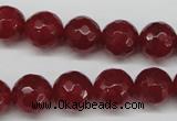 CCN1245 15.5 inches 12mm faceted round candy jade beads wholesale