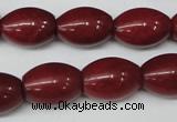 CCN125 15.5 inches 13*18mm rice candy jade beads wholesale