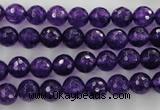 CCN1253 15.5 inches 8mm faceted round candy jade beads wholesale