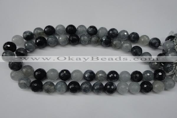 CCN1266 15.5 inches 14mm faceted round candy jade beads wholesale