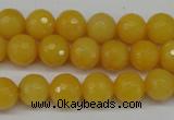 CCN1274 15.5 inches 10mm faceted round candy jade beads wholesale