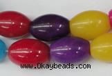 CCN128 15.5 inches 13*18mm rice candy jade beads wholesale