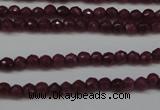 CCN1312 15.5 inches 3mm faceted round candy jade beads wholesale