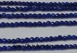 CCN1314 15.5 inches 3mm faceted round candy jade beads wholesale