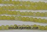 CCN1321 15.5 inches 4mm faceted round candy jade beads wholesale