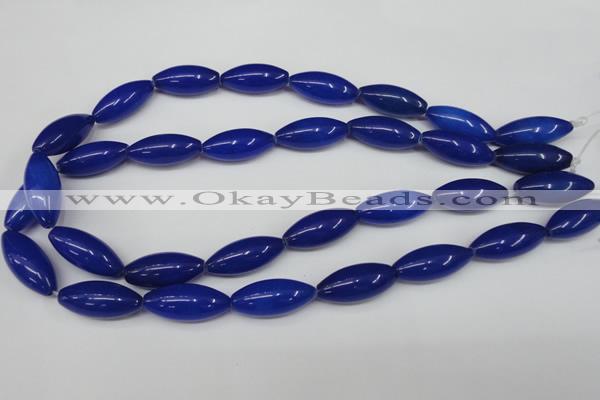 CCN133 15.5 inches 10*25mm rice candy jade beads wholesale