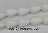 CCN140 15.5 inches 10*14mm teardrop candy jade beads wholesale