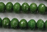 CCN1406 15.5 inches 10*14mm faceted rondelle candy jade beads