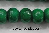 CCN1417 15.5 inches 12*16mm faceted rondelle candy jade beads