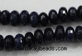 CCN1434 15.5 inches 6*10mm faceted rondelle candy jade beads