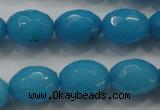 CCN1494 15.5 inches 12*16mm faceted rice candy jade beads wholesale