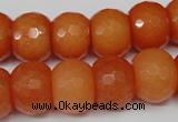 CCN162 15.5 inches 12*16mm faceted rondelle candy jade beads