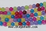 CCN18 15.5 inches 4mm round candy jade beads wholesale