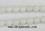 CCN1802 15 inches 8mm faceted round candy jade beads wholesale