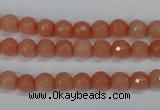 CCN1811 15 inches 6mm faceted round candy jade beads wholesale