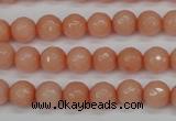 CCN1812 15 inches 8mm faceted round candy jade beads wholesale