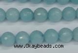 CCN1863 15 inches 10mm faceted round candy jade beads wholesale