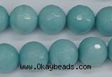 CCN1865 15 inches 14mm faceted round candy jade beads wholesale