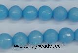 CCN1873 15 inches 10mm faceted round candy jade beads wholesale