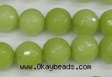 CCN1905 15 inches 14mm faceted round candy jade beads wholesale