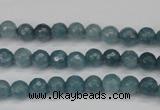 CCN1910 15 inches 4mm faceted round candy jade beads wholesale