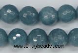 CCN1915 15 inches 14mm faceted round candy jade beads wholesale