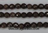 CCN1931 15 inches 6mm faceted round candy jade beads wholesale