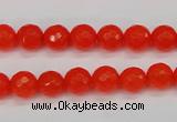 CCN1952 15 inches 8mm faceted round candy jade beads wholesale