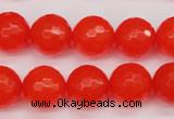 CCN1955 15 inches 14mm faceted round candy jade beads wholesale