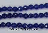 CCN1960 15 inches 4mm faceted round candy jade beads wholesale