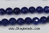 CCN1962 15 inches 8mm faceted round candy jade beads wholesale