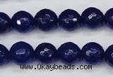 CCN1964 15 inches 12mm faceted round candy jade beads wholesale