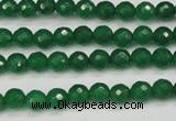 CCN1971 15 inches 6mm faceted round candy jade beads wholesale