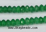 CCN1997 15 inches 5*8mm faceted rondelle candy jade beads wholesale