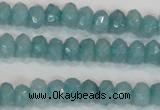 CCN2000 15 inches 3*5mm faceted rondelle candy jade beads wholesale