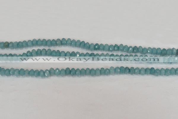 CCN2000 15 inches 3*5mm faceted rondelle candy jade beads wholesale