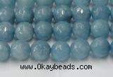 CCN2016 15 inches 6mm faceted round candy jade beads wholesale