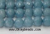 CCN2017 15 inches 8mm faceted round candy jade beads wholesale