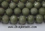 CCN2023 15 inches 6mm faceted round candy jade beads wholesale