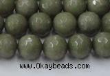 CCN2025 15 inches 10mm faceted round candy jade beads wholesale